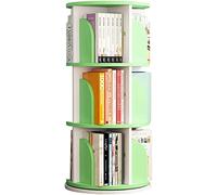 Bibliothèque Rotative À 360 Degrés Bibliothèque Créative d'angle De Support De Livre De Ménage Un Cadeau d'apprentissage pour Les Enfants Facile À Démonter (Color : Green, Size : 50.5 * 97cm