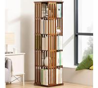 Bibliothèque rotative à 360 degrés, grande étagère d'angle pour salon, chambre à coucher