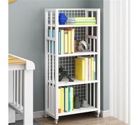 Bibliothèque rotative à 360° - Étagère pivotante peu encombrante pour la maison, le bureau et le salon - Solution de rangement élégante sur pied pour livres et décoration