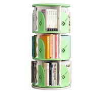 Bibliothèque rotative à 360° pour enfants, bibliothèque autoportante à 3 à 5 niveaux, augmente l'intérêt de la lecture, assemblage facile, pour enfants