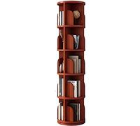 Bibliothèque rotative à 360° pour salon, chambre à coucher et salle d'étude - Étagère d'angle ronde