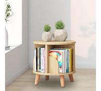 Bibliothèque Rotative Bibliotheque Tournante Rotation à 360° Bibliothèque Etagere Rotative Adulte Pour Enfants étagères Au Sol Rotating Bookshelf,Convient Pour Balcon, Salon, étude, Chambre à Coucher