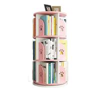 Bibliothèque rotative de style simple, support de livre d'images pour enfants simple dans le salon, le bureau à domicile (couleur : rose, taille : 40 x 143 cm) (rose 40 x 87 cm)