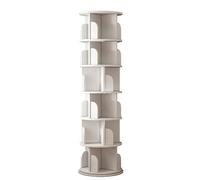 Bibliothèque rotative, Petite bibliothèque d'angle pour Les Petits espaces, bibliothèque sur Pied à 360°, 1cm d'épaisseur,pour la Chambre à Coucher, Le Salon(S:40 * 190cm)