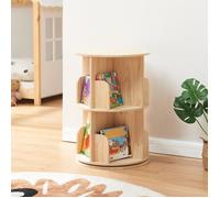 Bibliothèque rotative pour enfants Chasek bois de pin 65 x 44 cm naturel