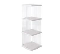 Bibliothèque rotative pour enfants - Plastique ABS et PET 2/3 niveaux Nizer Mignon Rangement de livres pour tout-petits Design peu encombrant Idéal pour crèche et salle de jeux