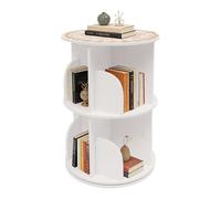 Bibliothèque rotative ronde à 2 niveaux