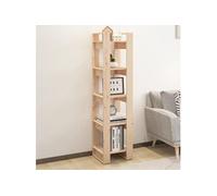 Bibliothèque - Pin massif - 41x35x160 cm - Style classique - Séparateur de pièce