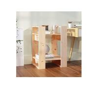 Bibliothèque Séparateur de Pièce 41x35x57 cm Pin Massif Etagère Meuble vidaXL
