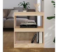 Bibliothèque Séparateur de Pièce 60x30x71,5 cm Bois de Pin Armoire vidaXL