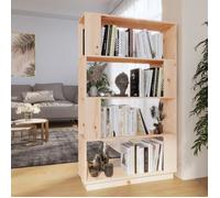 Bibliothèque vidaXL Bibliothèque/Séparateur de pièce 80x25x132 cm Pin solide