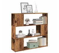 vidaXL Bibliothèque / Séparateur de pièce Vieux Bois 100x24x94 cm, armoire à livres