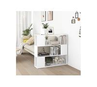 Vidaxl Bibliothèque/Séparateur De Pièce Blanc 100x24x94 Cm Blanc