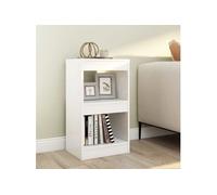 Bibliothèque Séparateur de pièce Blanc 40x30x72 cm