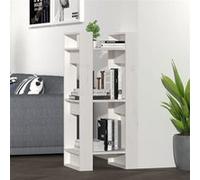 Bibliothèque Séparateur de pièce Blanc 41x35x91 cm Pin solide Blanc G