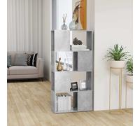 Bibliothèque Séparateur de Pièce Blanc 60x24x124,5 cm Aggloméré Cloison vidaXL
