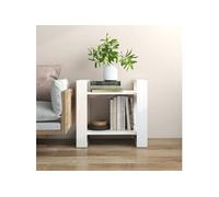 Bibliothèque Séparateur de pièce Blanc 60x35x57 cm Bois de pin