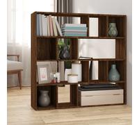 Bibliothèque/Séparateur de pièce Blanc brillant 105x24x102 cm vidaXL