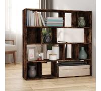 Bibliothèque/Séparateur de pièce Blanc brillant 105x24x102 cm vidaXL