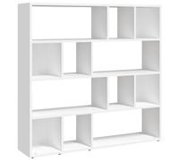 vidaXL Bibliothèque-Cloison de séparation Blanc 105x24x102 cm 823245