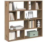 vidaXL Bibliothèque séparateur de pièce chêne artisanal 105x24x102 cm