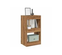 Bibliothèque Séparateur de pièce chêne artisanal 40x30x72 cm