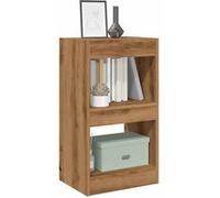 Bibliothèque Séparateur de pièce chêne artisanal 40x30x72 cm