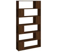 Bibliothèque/Séparateur De Pièce Chêne Marron 100x24x188 Cm Vidaxl Vidaxl Marron