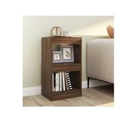 Vidaxl Bibliothèque/Séparateur De Pièce Chêne Marron 40x30x72 Cm Marron
