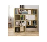 Bibliothèque Séparateur de pièce Chêne Sonoma 105x24x102 cm