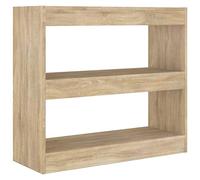 Bibliothèque Séparateur de pièce chêne sonoma 80x30x72 cm