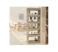 Vidaxl Bibliothèque/Séparateur De Pièce Chêne Sonoma 60x30x166 Cm