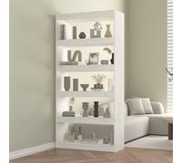 Bibliothèque Séparateur de Pièce Gris 80x30x71,5 cm Pin Solide Armoire vidaXL