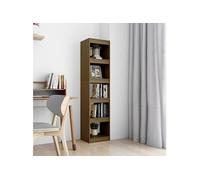 Bibliothèque/Séparateur de pièce Marron miel 40x30x167,5 cm Pin808151