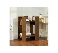 Bibliothèque/Séparateur de pièce Marron miel 41x35x57 cm Pin813857