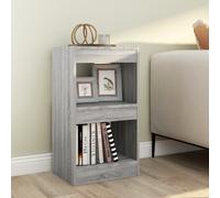 Bibliothèque/Séparateur de Pièce Noir 40x30x72 cm Étagère à Livres vidaXL