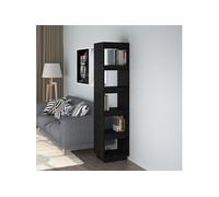 Pin Massif Bibliothèque Séparateur de Pièce Blanc 60x35x135 cm Cloison vidaXL