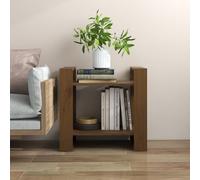 Bibliothèque/Séparateur de Pièce Noir 60x35x57 cm Pin Solide Étagère vidaXL