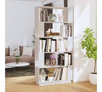 Bibliothèque Séparateur de Pièce Noir 80x25x163,5 cm Pin Solide Etagère vidaXL