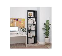 vidaXL Bibliothèque/Séparateur de Pièce, Meuble de Rangement, Étagère à Livres Salon Salle de Séjour Chambre Intérieur, 800109