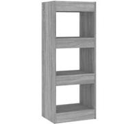 Bibliothèque/Séparateur de pièce Sonoma gris 40x30x103 cm Gris G