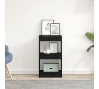 Bibliothèque/Séparateur De Pièce Vidaxl Chêne Noir 40x30x71,5 Cm