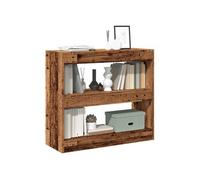 Bibliothèque Séparateur de pièce vieux bois 80x30x72 cm