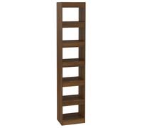 Vidaxl Bibliothèque/Séparateur De Pièce Chêne Marron 40x30x198 Cm Marron