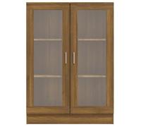 Bibliothèque SOLOMOON, CHIC Armoire à vitrine - Meuble de salon - Chêne brun 82,5x30,5x115cm Bois d'ingénierie BB231