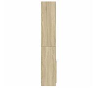 Bibliothèque SOLOMOON, CHIC Buffet haut - pour salon - 63x33x180 cm, chêne sonoma bois d'ingénierie BB113