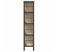Bibliothèque SOLOMOON, CHIC Étagère à livres - Pour salon - Chêne Sonoma 82x32x144,5 cm, Bois d'ingénierie BB607
