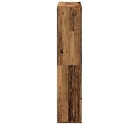 Bibliothèque SOLOMOON, CHIC Étagère séparatrice de pièce - Meuble de salon - vieux bois 69,5x29x137,5 cm, BB283