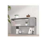 Bibliothèque Sonoma gris 100x24x63 cm Bois d'ingénierie816039