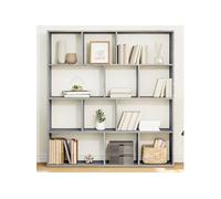 vidaXL Bibliothèque Sonoma Gris 132x29x141,5 cm Bois d'ingénierie